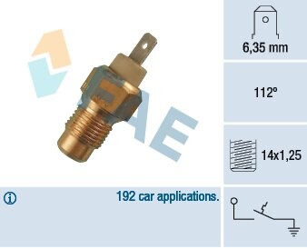 Датчик температури рідини охолодження FAE 35180