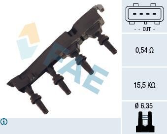 Котушка запалення FAE 80235