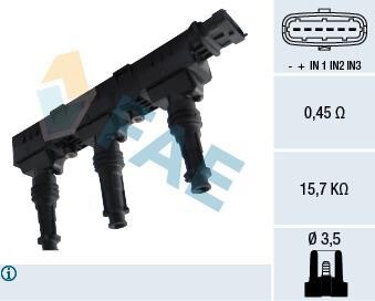 Котушка запалення FAE 80259