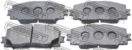 КОЛОДКИ ТОРМОЗНЫЕ ПЕРЕДНИЕ (TOYOTA VITZ KSP90/NCP91/SCP90 2005-2010) FEBEST 0101-NSP130F