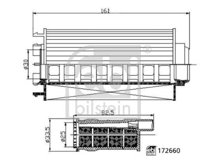 Паливний фільтр FEBI BILSTEIN 172660