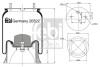 Кожух пневматической рессоры FEBI BILSTEIN 20522 (фото 1)