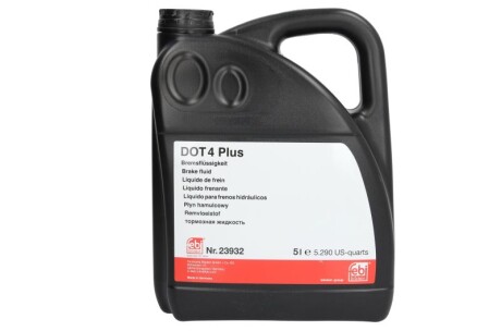 Жидкость торм. FEBI DOT4 Plus (Канистра 5л) FEBI BILSTEIN 23932