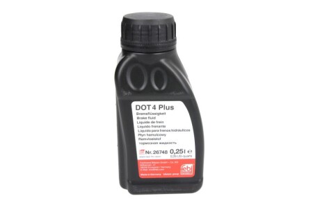 Жидкость торм. FEBI DOT4 Plus (Канистра 0,25л) FEBI BILSTEIN 26748 (фото 1)