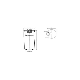 Кожух пневматической рессоры FEBI BILSTEIN 35494