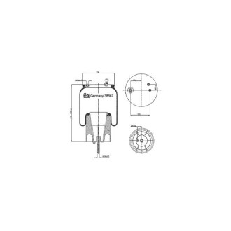 Пневмоподушка FEBI BILSTEIN 38667