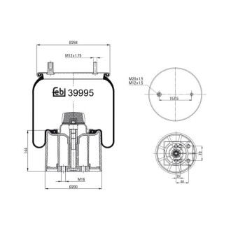 Пневмоподушка FEBI BILSTEIN 39995