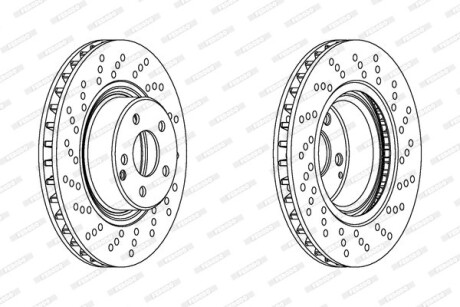 Гальмівний диск FERODO DDF1120C1