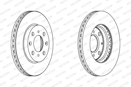 Диск гальмівний FERODO DDF1231C
