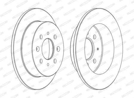 Диск гальмівний FERODO DDF1358C