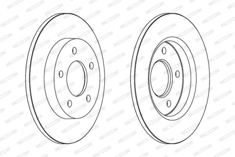 Диск гальмівний FERODO DDF1420C