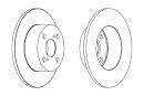 Диск гальмівний FERODO DDF1487