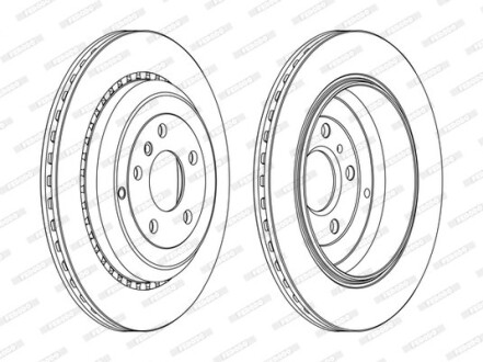 Диск гальмівний FERODO DDF1531C