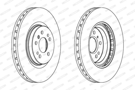 Диск гальмівний FERODO DDF1533C1