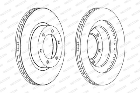 Диск гальмівний FERODO DDF1594C