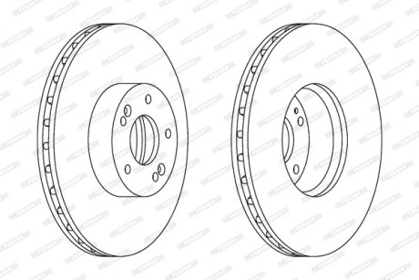 Диск гальмівний FERODO DDF1631C1