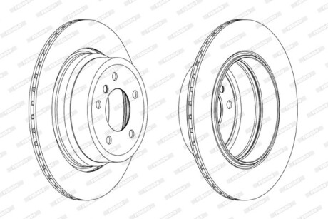 Диск гальмівний FERODO DDF1868C1