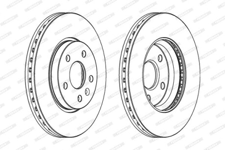 Диск гальмівний FERODO DDF1869C