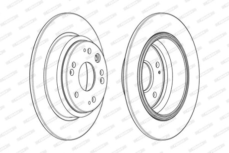 Диск гальмівний FERODO DDF1894C