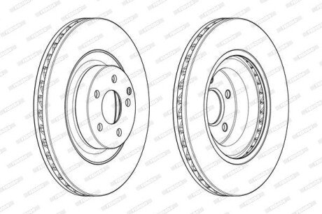 Диск гальмівний FERODO DDF1905C1