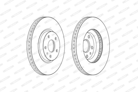 Диск гальмівний FERODO DDF2337C