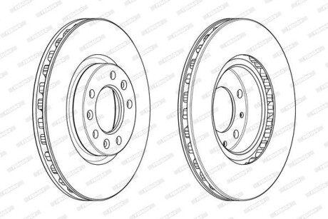 Диск гальмівний FERODO DDF2401C1
