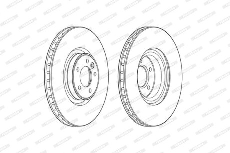 Диск гальмівний FERODO DDF2601C1