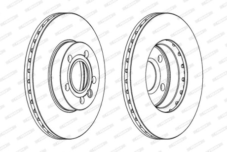 Диск гальмівний FERODO DDF846C