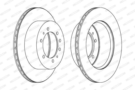 Диск гальмівний FERODO DDF9761