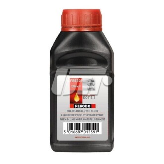 Жидкость тормозная DOT 5.1 BRAKE FLUID FERODO FBZ025