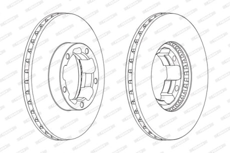 Гальмівний диск FERODO FCR261A