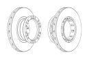 Гальмівний диск FERODO FCR318A