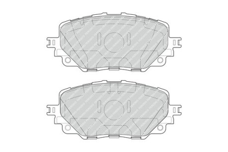 Гальмівні колодки, дискові FERODO FDB4873 (фото 1)