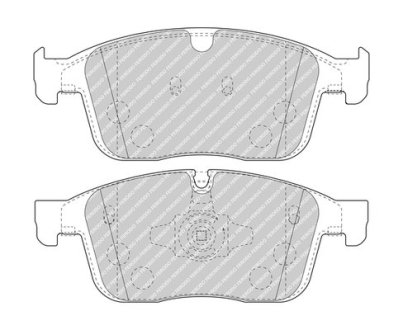 Гальмiвнi колодки, к-кт. FERODO FDB4943