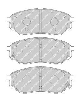 Гальмівні колодки дискові FERODO FDB4983