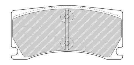Гальмiвнi колодки, к-кт. FERODO FDB5021