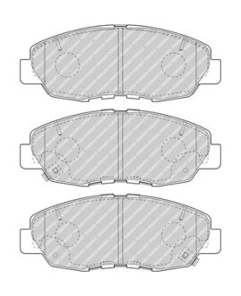 Гальмівні колодки CIVIC IX (FK), 02.12 FERODO FDB5022
