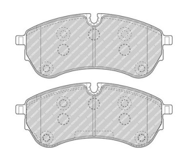 Тормозные колодки FERODO FVR5067