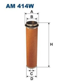 Фільтр повітряний FILTRON AM414W