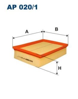 Фільтр повітря FILTRON AP0201 (фото 1)
