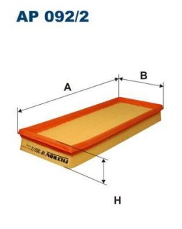 Фільтр повітря FILTRON AP0922 (фото 1)