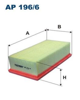 Фільтр повітря FILTRON AP1966