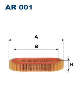 Фільтр повітря FILTRON AR001