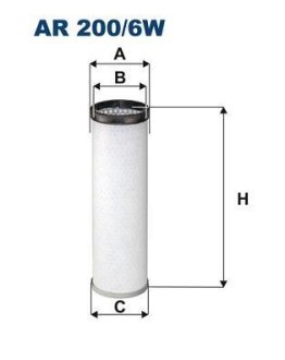 Фільтр додаткового повітря FILTRON AR2006W