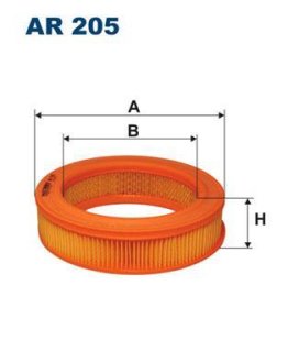 Фільтр повітряний FILTRON AR205