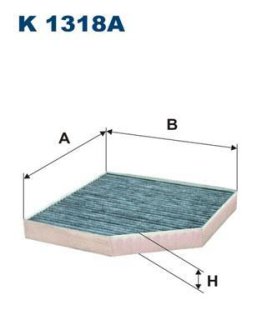 Фільтр салону FILTRON K1318A