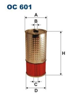 Фільтр мастила FILTRON OC601