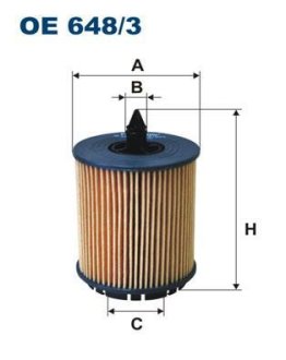 Фільтр масла FILTRON OE6483 (фото 1)