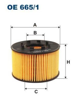 Фільтр масла FILTRON OE6651