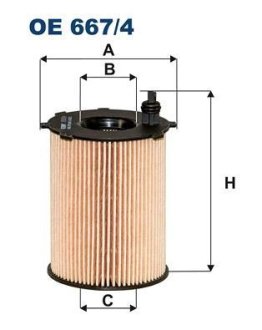 Фільтр масла FILTRON OE6674